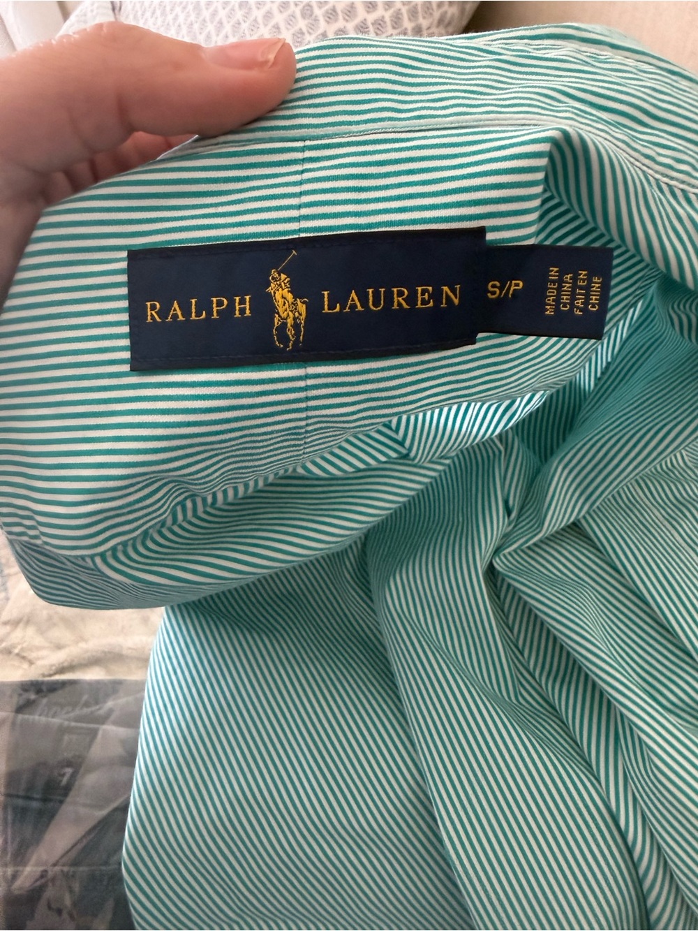 Ralph Lauren Light Teal green Button-Down Shirt - Picture 4 of 7